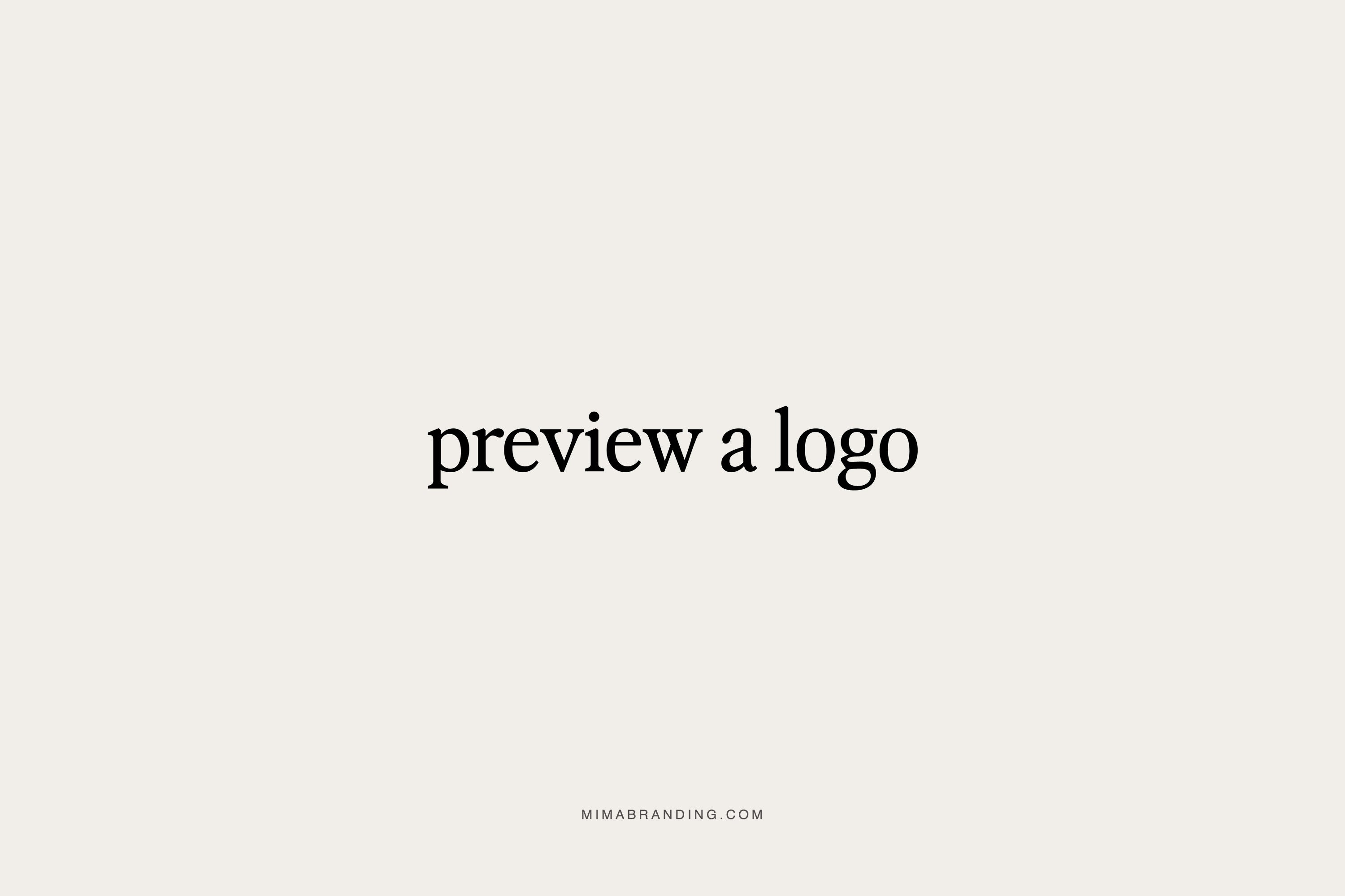 Preview a Logo